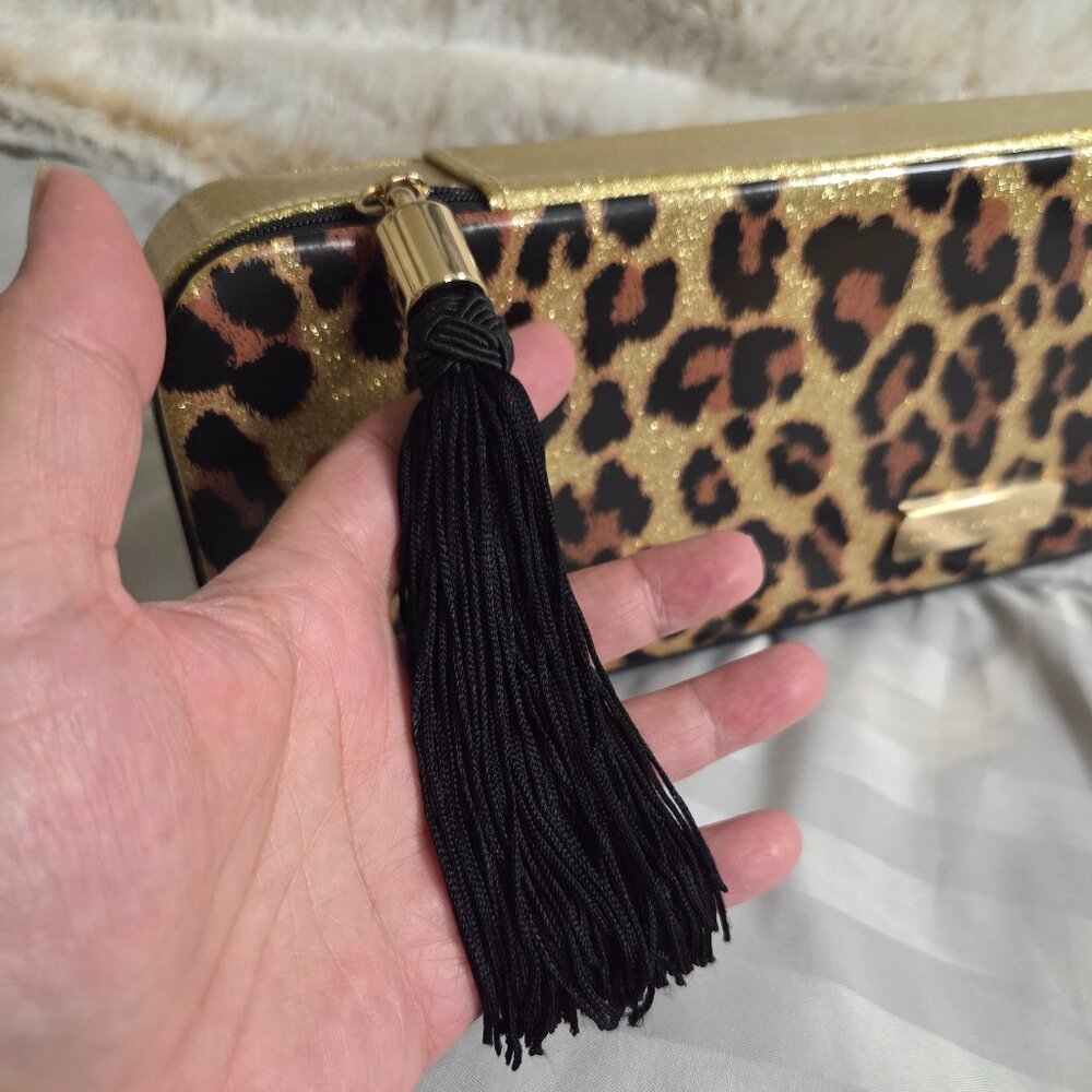 Marc Jacobs Jungle Leopard Print Cosmetic Train Case - Picture 6 of 10